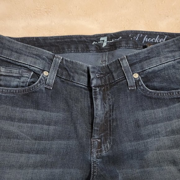 7 For All Mankind 'A' Pocket Denim Jeans Size: 28 - Picture 2 of 10